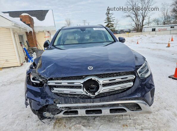 W1N0G8EB9MF913453 2021 MERCEDES-BENZ GLC-CLASS Blue Widok z przodu