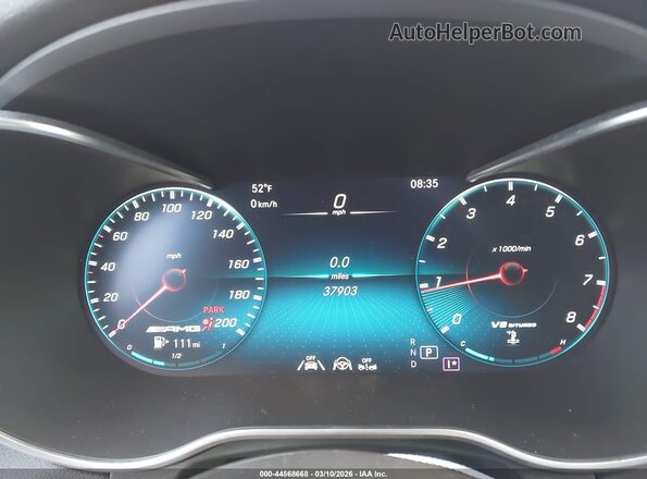 W1N0G8JB3LF792147 2020 MERCEDES-BENZ AMG GLC 63 White Հետևի նստատեղերի տեսք