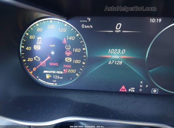 W1N0G8JB3LF813854 2020 MERCEDES-BENZ AMG GLC 63 Gray Հետևի նստատեղերի տեսք