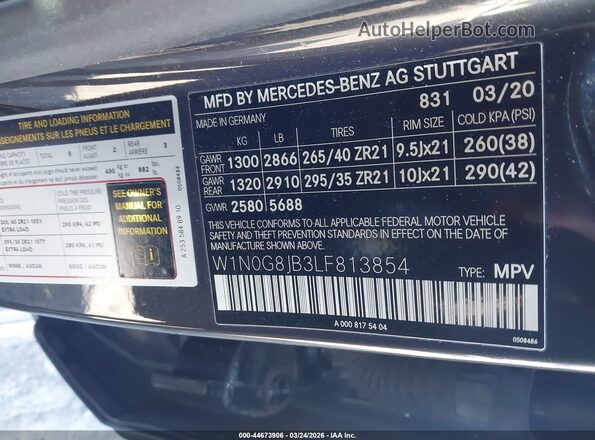 W1N0G8JB3LF813854 2020 MERCEDES-BENZ AMG GLC 63 Gray Շարժիչի բաժամունքի տեսք