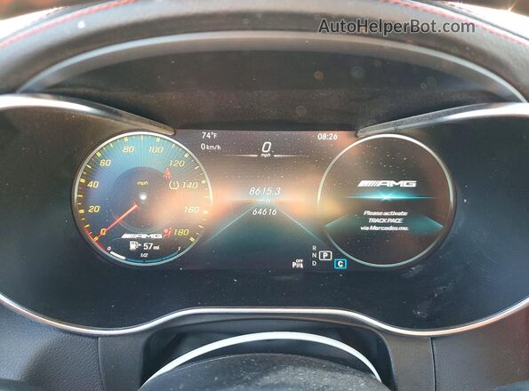 W1N0J6EB4MF889519 2021 MERCEDES-BENZ GLC-CLASS Черный Вид щитка приборов