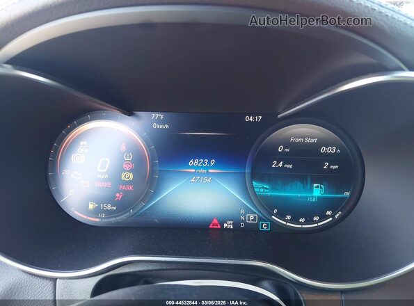 W1N0J8EB6LF823080 2020 MERCEDES-BENZ GLC 300 COUPE Red Вид задніх сидінь