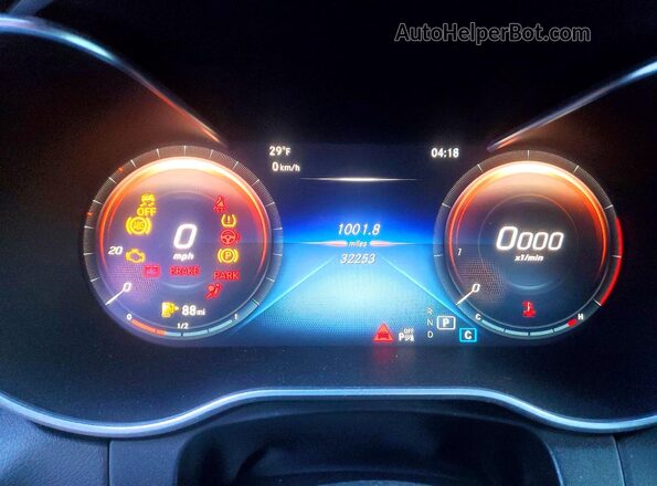 W1N0J8EB6MF914125 2021 MERCEDES-BENZ GLC-CLASS Black Սարքավորումների վահանակի տեսք