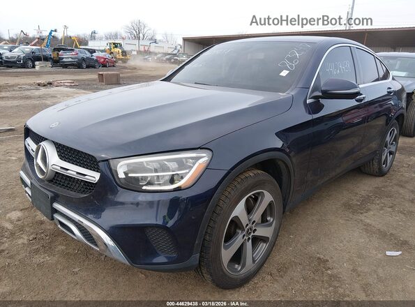W1N0J8EB7LF863247 2020 MERCEDES-BENZ GLC 300 COUPE Blue Առջևի ձախ երեք քառորդ տեսարան
