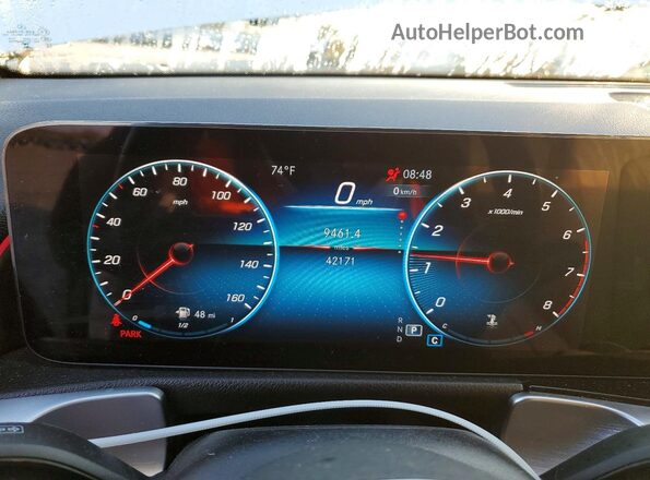 W1N4M4GB4PW318238 2023 MERCEDES-BENZ GLB-CLASS White ხელსაწყოთა პანელის ხედი