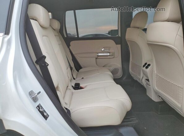 W1N4M4HB1SW390456 2025 MERCEDES-BENZ GLB-CLASS White Rear seats view