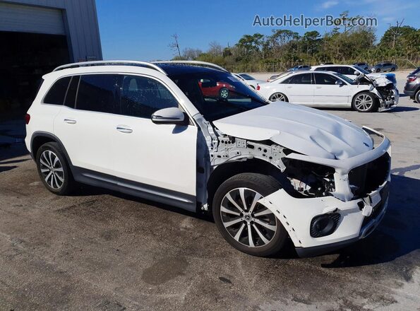 W1N4M4HB2MW117433 2021 MERCEDES-BENZ GLB-CLASS White Передня права чверть