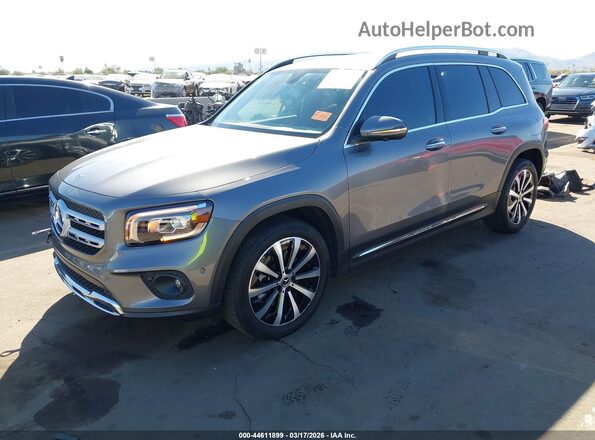 W1N4M4HB2NW179853 2022 MERCEDES-BENZ GLB-CLASS Gray Vista tres cuartos delantera izquierda