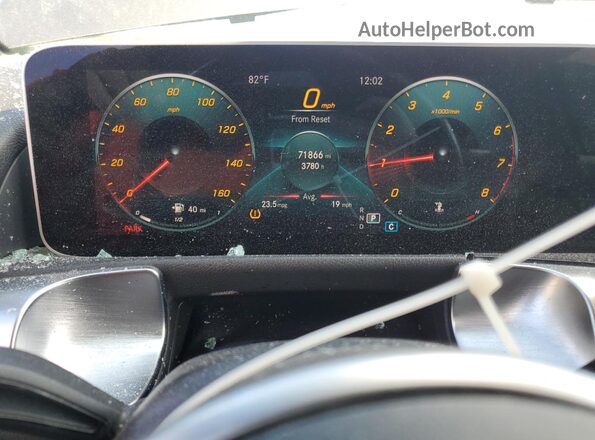 W1N4M4HB3MW104318 2021 MERCEDES-BENZ GLB-CLASS Gray Սարքավորումների վահանակի տեսք