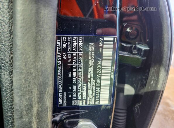 W1N4M4HB8PW263047 2023 MERCEDES-BENZ GLB-CLASS Black 