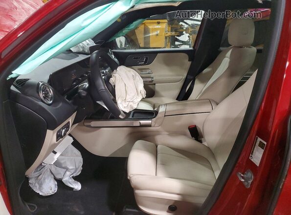 W1N4M4HB8SW435697 2025 MERCEDES-BENZ GLB-CLASS Red Front interior view