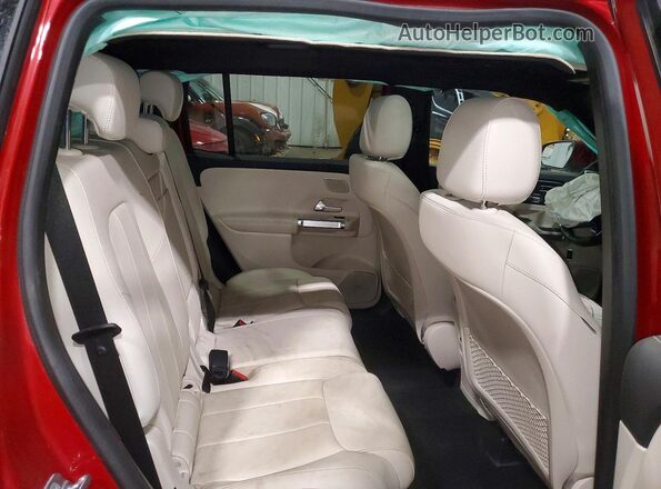 W1N4M4HB8SW435697 2025 MERCEDES-BENZ GLB-CLASS Red Rear interior view
