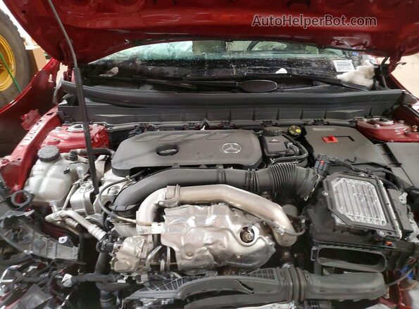 W1N4M4HB8SW435697 2025 MERCEDES-BENZ GLB-CLASS Red Engine compartment view
