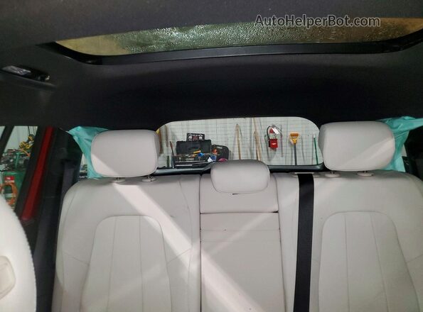 W1N4M4HB8SW435697 2025 MERCEDES-BENZ GLB-CLASS Red Rear seats view
