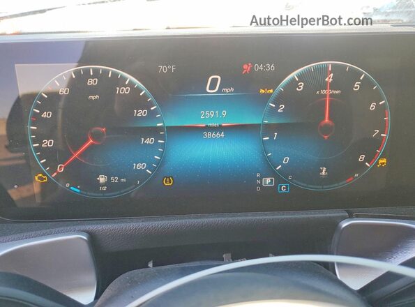 W1N4M4HB9PW260464 2023 MERCEDES-BENZ GLB-CLASS Белый Вид щитка приборов