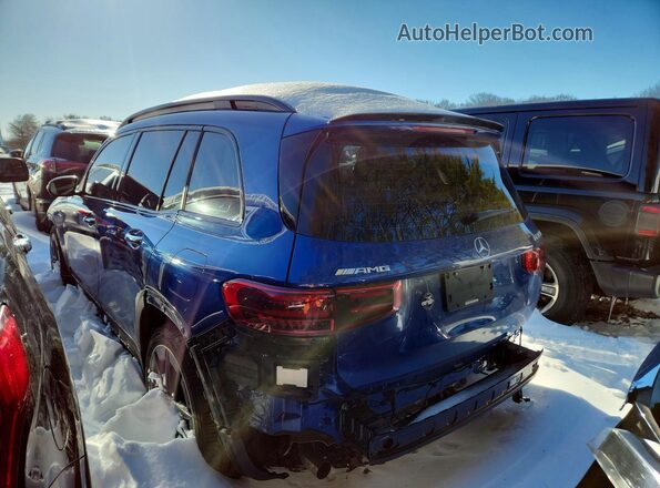 W1N4M5BB8RW346981 2024 MERCEDES-BENZ GLB-CLASS Blue Rear left