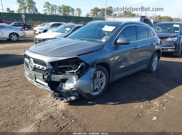 W1N4N4HB2MJ189789 2021 MERCEDES-BENZ GLA 250 Gray Առջևի ձախ երեք քառորդ տեսարան