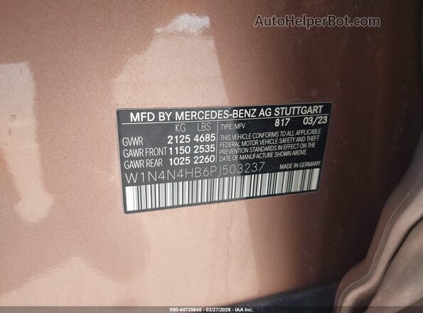 W1N4N4HB6PJ503237 2023 MERCEDES-BENZ GLA 250 Pink 