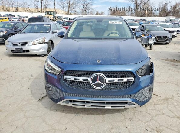 W1N4N4HB8MJ248019 2021 MERCEDES-BENZ GLA Blue Դիմացի տեսք