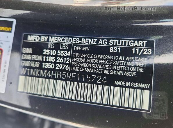 W1NKM4HB5RF115724 2024 MERCEDES-BENZ GLC-CLASS Gray 