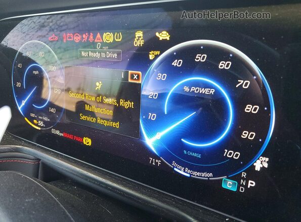 W1NWM0AB6SX040116 2025 MERCEDES-BENZ G-CLASS Black ხელსაწყოთა პანელის ხედი