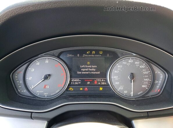 WA114AFY1M2088315 2021 AUDI SQ5 Gray Vista del cuadro de instrumentos