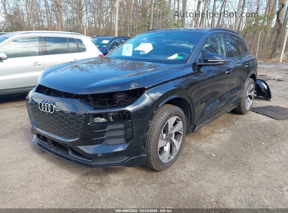 WA124BGF5SA074461 2025 AUDI Q6 E-TRON Black Առջևի ձախ երեք քառորդ տեսարան