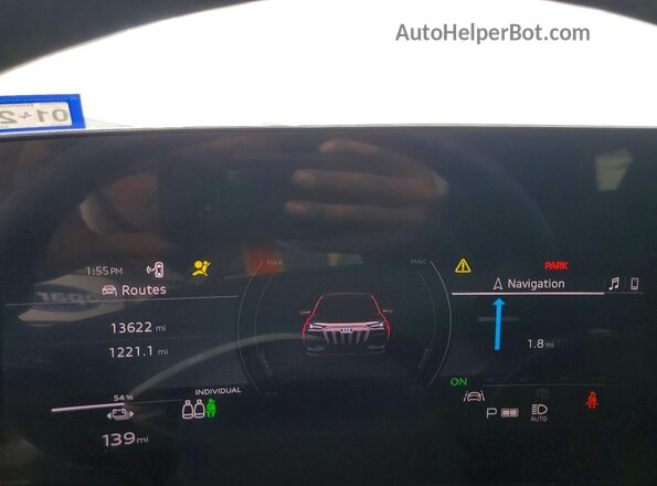 WA134BGF3SA019754 2025 AUDI OTHER Black ხელსაწყოთა პანელის ხედი