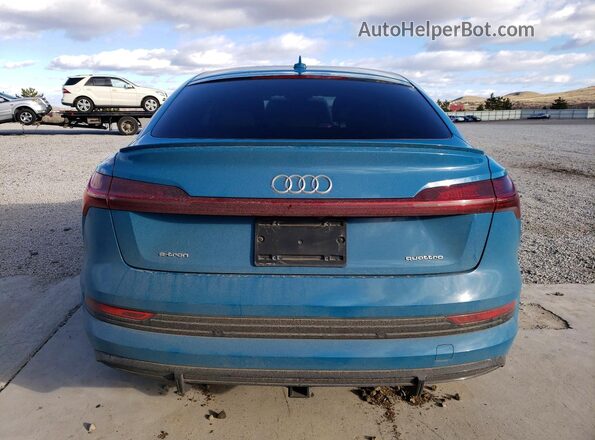 WA13AAGE4MB029720 2021 AUDI E-TRON Blue Вид ззаду
