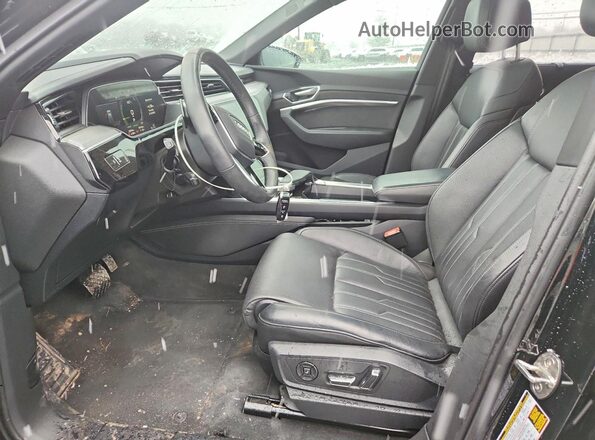 WA13ABGE9PB024202 2023 AUDI E-TRON Black წინა სალონის ხედი