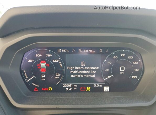 WA142BFZ3PP046897 2023 AUDI Q4 White Սարքավորումների վահանակի տեսք