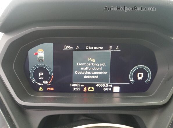 WA14UBFZ9RP065175 2024 AUDI Q4 Gray ხელსაწყოთა პანელის ხედი