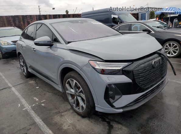 WA14UBFZ9RP065175 2024 AUDI Q4 Gray წინა მარჯვენა