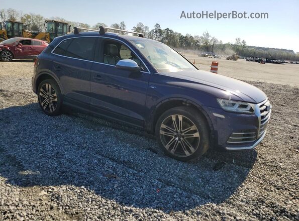 WA1A4AFY1J2008944 2018 AUDI SQ5 Синий Передняя правая четверть