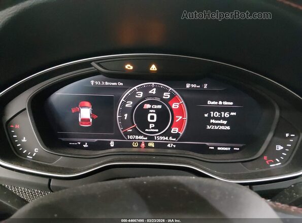 WA1A4AFY4J2120816 2018 AUDI SQ5 White უკანა სავარძლების ხედი