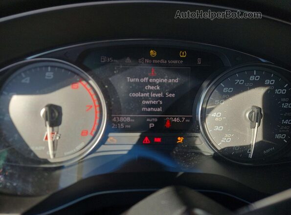 WA1A4AFY7N2046443 2022 AUDI SQ5 White ხელსაწყოთა პანელის ხედი