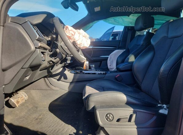 WA1A4AFY7N2046443 2022 AUDI SQ5 White წინა სალონის ხედი