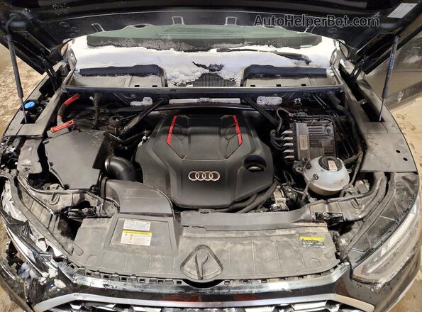 WA1A4AFY9N2034830 2022 AUDI SQ5 Black Vista del compartimento del motor