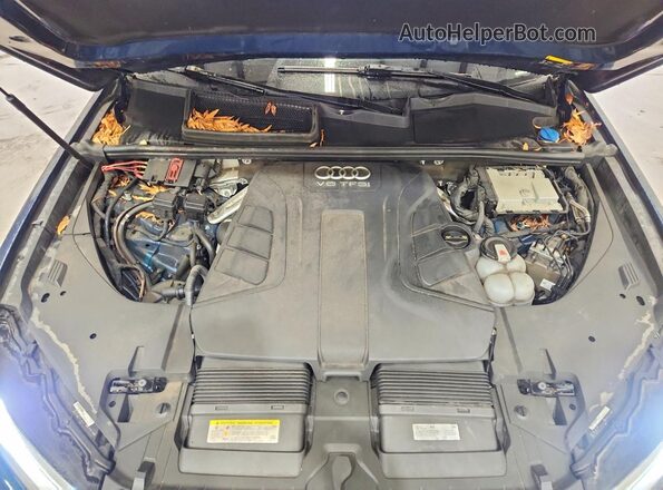 WA1AAAF76KD010405 2019 AUDI Q7 Teal Շարժիչի բաժամունքի տեսք
