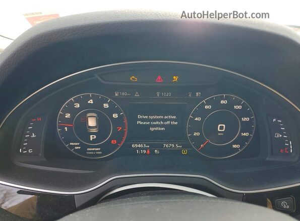 WA1AAAF7XKD045562 2019 AUDI Q7 Белый 