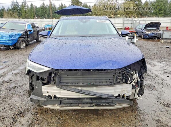 WA1AAAGE0MB008158 2021 AUDI E-TRON Синий Вид спереди