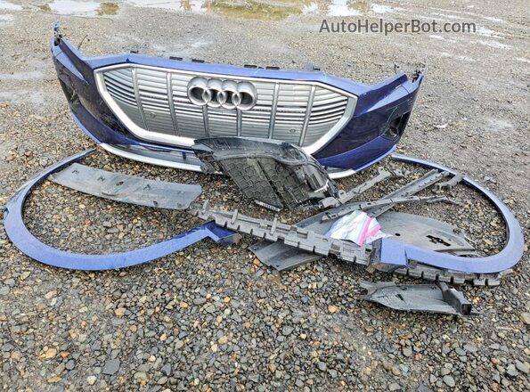 WA1AAAGE0MB008158 2021 AUDI E-TRON Синий Вид наклейки с VIN-кодом