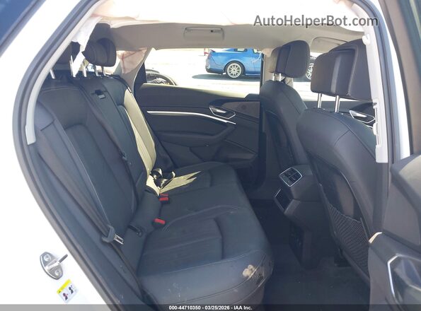 WA1AAAGE2MB016231 2021 AUDI E-TRON White VIN sticker view