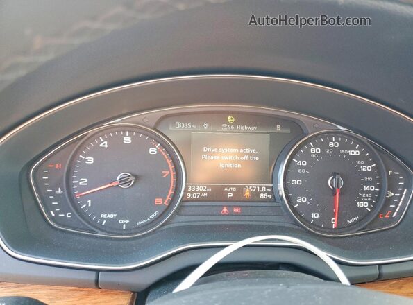 WA1ABAFY8R2104412 2024 AUDI Q5 Gray Սարքավորումների վահանակի տեսք