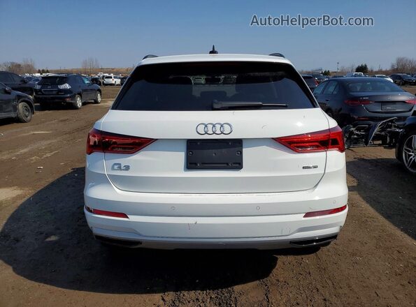 WA1AECF34K1085134 2019 AUDI Q3 White Հետևի տեսք