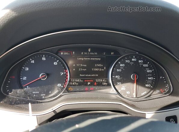 WA1AHAF70KD023405 2019 AUDI Q7 White 