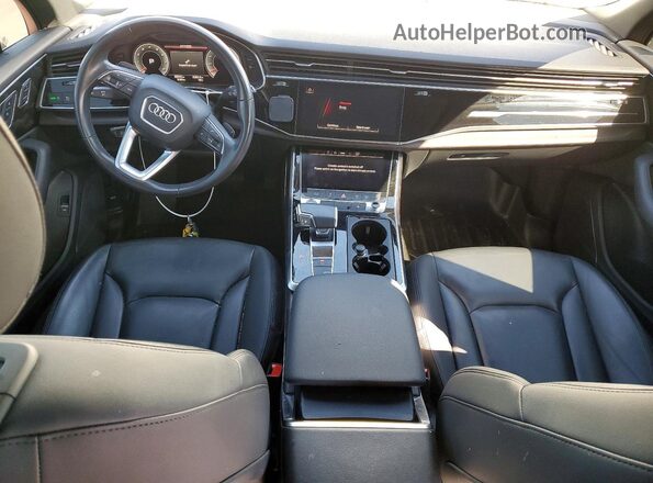 WA1AJAF70MD030250 2021 AUDI Q7 White წინა პანელის ხედი