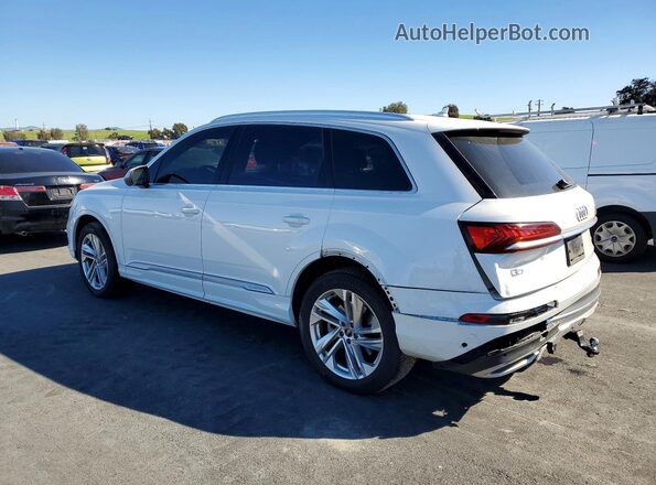 WA1AJAF70MD030250 2021 AUDI Q7 White უკანა მარცხენა