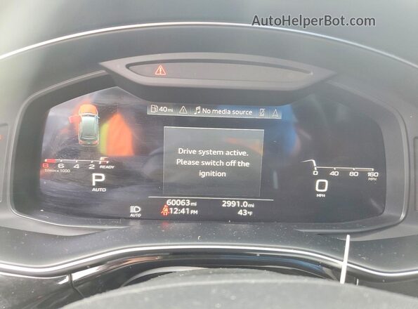 WA1AJAF7XMD041918 2021 AUDI Q7 Silver Սարքավորումների վահանակի տեսք