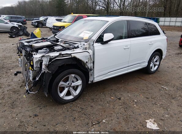 WA1AJBF73ND013501 2022 AUDI Q7 White Vista tres cuartos delantera izquierda